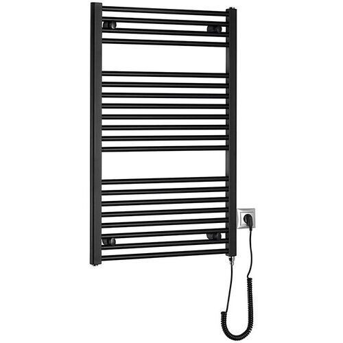 Aqualine kupatilski električni radijator direct-e 400W 96x60 cm mat crne boje Cene