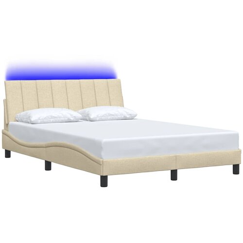  Okvir za krevet bez madraca Hanko tamnosivi 140 x 200 cm od tkanine Slike