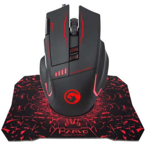 Marvo mi&amp;scaron;ka G909L + G1 Gaming podloga Slike