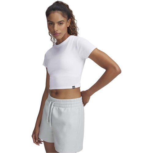 Under Armour Majice &amp;amp; Polo majice Ua Rival Rib Baby Tee Bela Slike