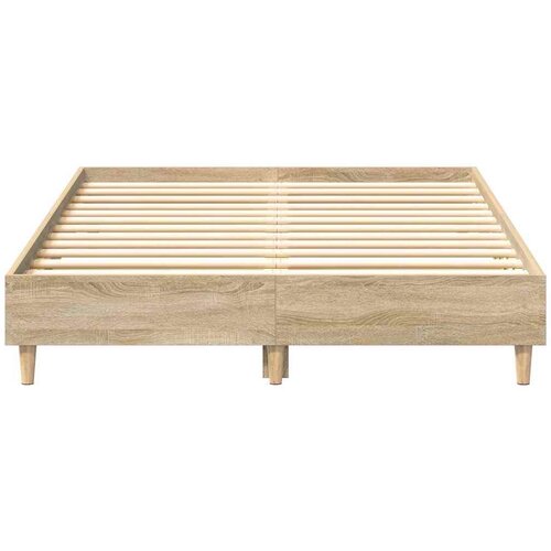 VidaXL Okvir kreveta bez madraca sonoma hrast 120x200 cm Slike