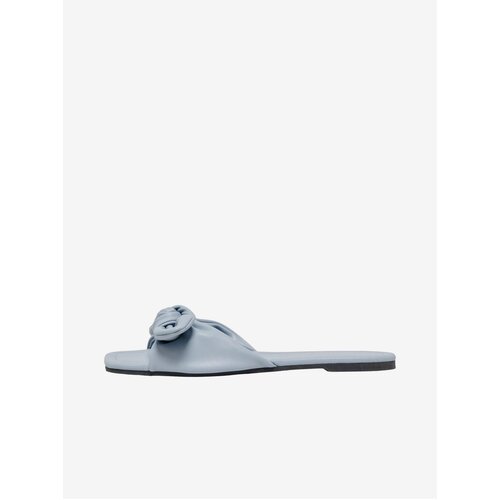 Only Light blue female slippers with bow Millie - Ladies Slike