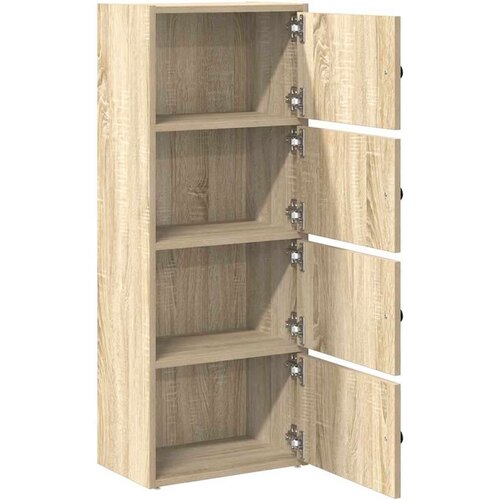 VidaXL Regal za knjige boja hrasta 40x24x102 cm od konstruiranog drva Slike