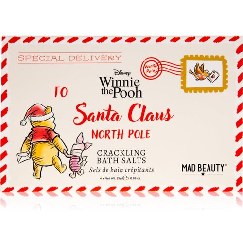 Mad Beauty Winnie The Pooh Festive sol za kupku 4x25 g Slike