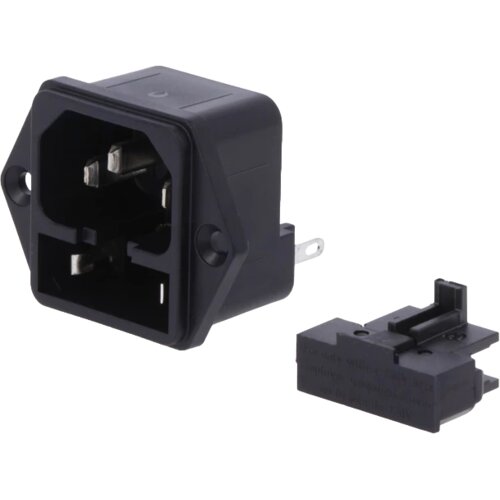  Napojni konektor C14 ugradni 10A 250VAC 4304.6015 Cijene