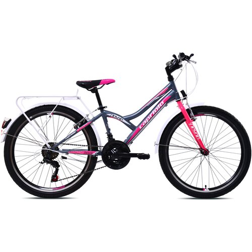 Capriolo dečiji bicikl diavolo 400, 13"/24", gradski, sivo-roze Cene