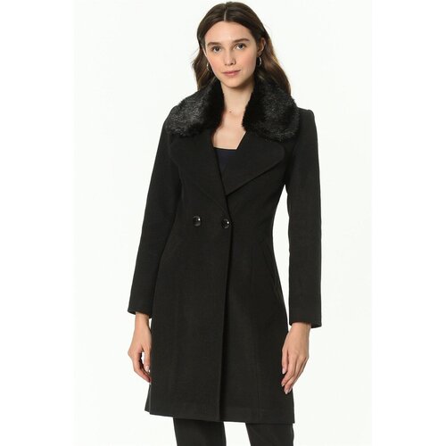Dewberry Z6643 WOMEN'S COAT-BLACK Cijene