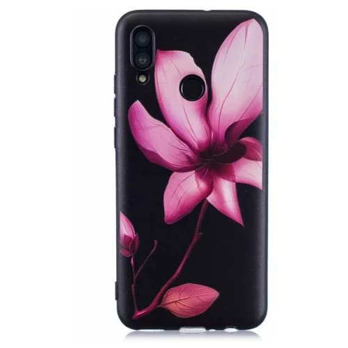 Nillkin Silikonski ovitek z orhidejo za Samsung Galaxy A50 A505 - črn