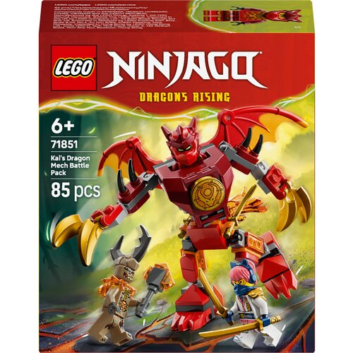 Lego NINJAGO&amp;reg; - Bojni komplet s Kaijevim mehaničkim zmajem (71851) Slike