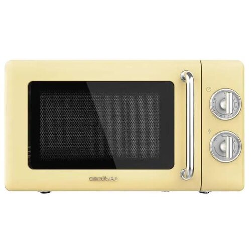 Cecotec Mikrovalovna pečica ProClean 3110 Retro Rumena 20L, (5000551159) Slike