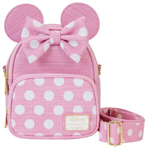 Mickey &amp;amp; Minnie Loungefly mini ruksak Disney Minnie Mouse Straw 21 cm Slike