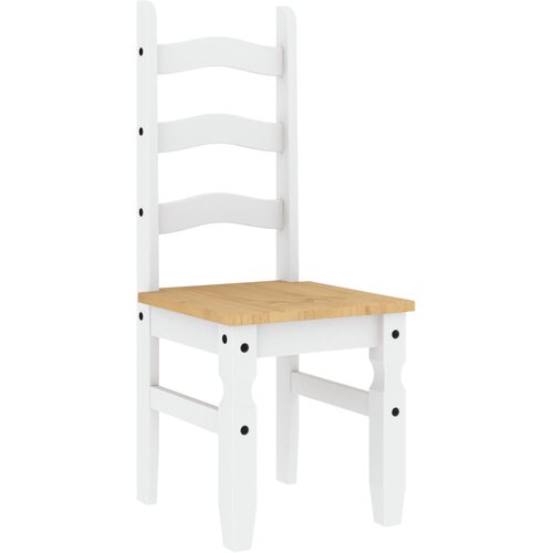  Blagovaonske stolice Corona 2 kom 42x47x107 cm masivna borovina Slike