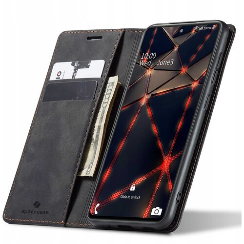 Spacecase ETUI DENARNICA GALAXY S20 FE ČRNO USNJE, (21962528) Cene