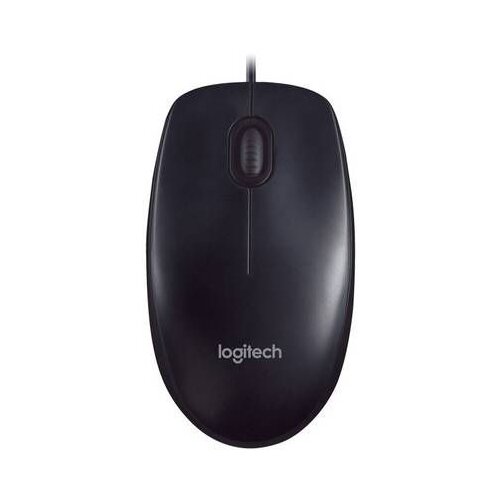 Logitech M 90 corded optical Mouse USB black - žičani mi&amp;scaron;, crni Slike