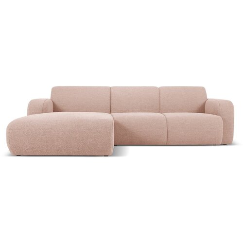 Micadoni Home Ružičasta kutna garnitura od boucl&amp;eacute; tkanine (s lijevim kutom) Molino &amp;ndash; Slike