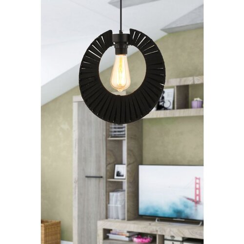 Opviq kruh - black black chandelier Slike
