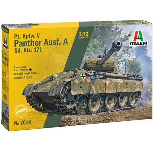 Italeri 1/72 Pz. Kpfw. V Panther Ausf. A maketa tank Panther Cene