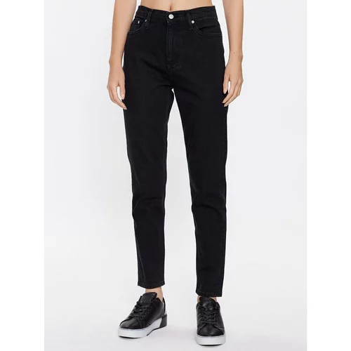 Calvin Klein Jeans Jeans hlače J20J221247 Črna Mom Fit