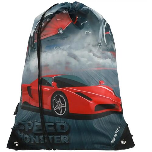 Spirit Speed Monster crvena sportska torba s uzorkom sportskog automobila, torba za sport 33x47cm Cijene