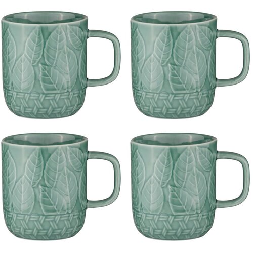 Ladelle Tirkizne porculanske &amp;scaron;alice u setu 4 kom 400 ml Heath Jade &amp;ndash; Slike