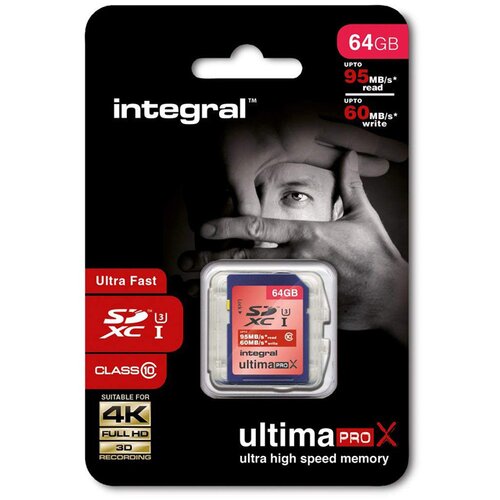 Integral Spominska kartica UltimaPro SDHC Class10, 64 GB Slike