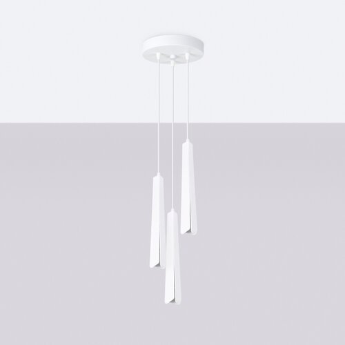 Sollux Lighting Sollux SL.1398 - Luster na sajli PRYSM 3xG9/8W/230V bela Slike