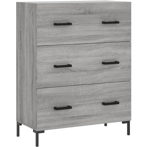 Maison Chic Komoda - Predalnik siva sonoma 69,5x34x90 cm inženirski les, (21717912) Cene