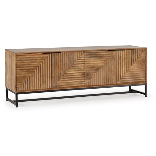 Marckeric TV omarica iz masivnega manga v naravni barvi 160x58 cm Nereida &amp;ndash; Slike