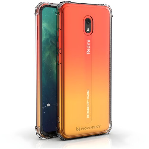 Wozinsky Anti Shock silikonsky ovitek za Xiaomi Redmi 8/Redmi 8A - Prozorna Slike