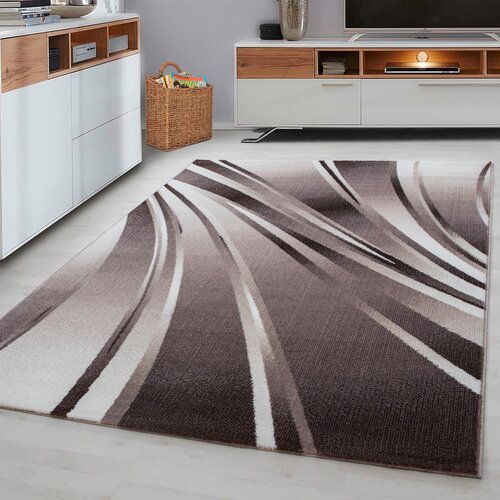 Novel Ravno Tkana Preproga Parma, Rjava, 280x370cm Slike