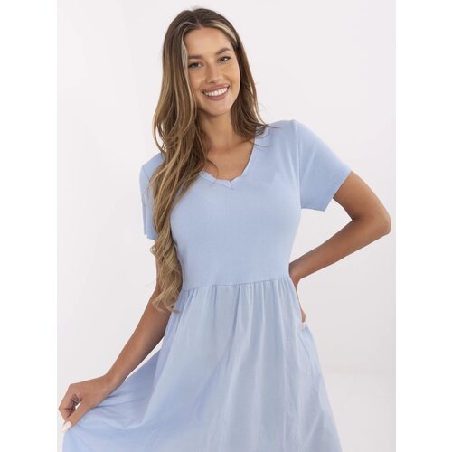 Italy Moda Dress-DHJ-SK-25370.85-Light Blue Cene