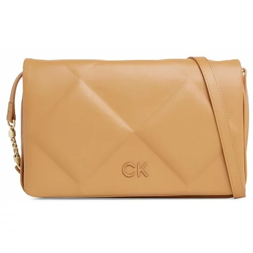 Calvin Klein Ročna torba Re-Lock Quilt Shoulder Bag K60K611021 Rjava