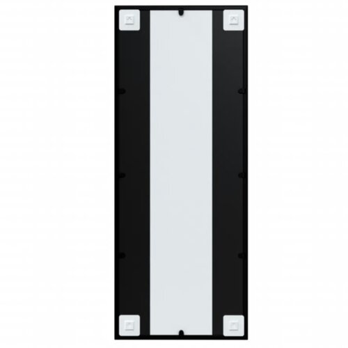  Zidna ogledala 2 kom crna 100 x 40 cm metalna Slike