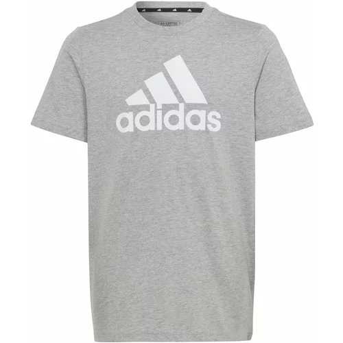 Adidas Dječja pamučna majica kratkih rukava U BL boja: siva, s tiskom