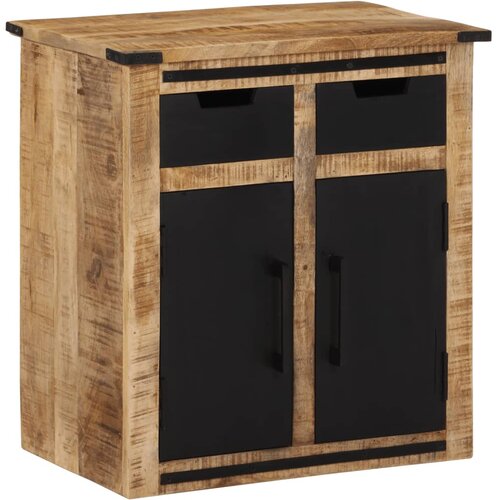  Komoda s 2 ladice 55 x 35 x 60 cm od masivnog drva manga Cijene