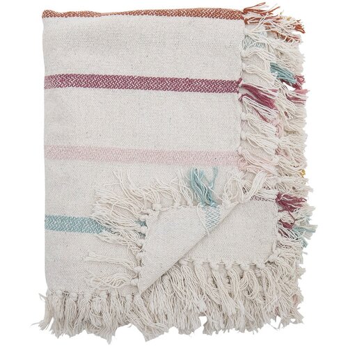 Bloomingville Mini Kremno bela otroška odeja 130x160 cm Frey – Cene