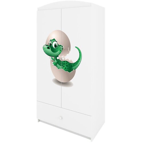 HAPPYKIDS Garderobni ormar Dreamy mali dinosaur Bijela Cijene