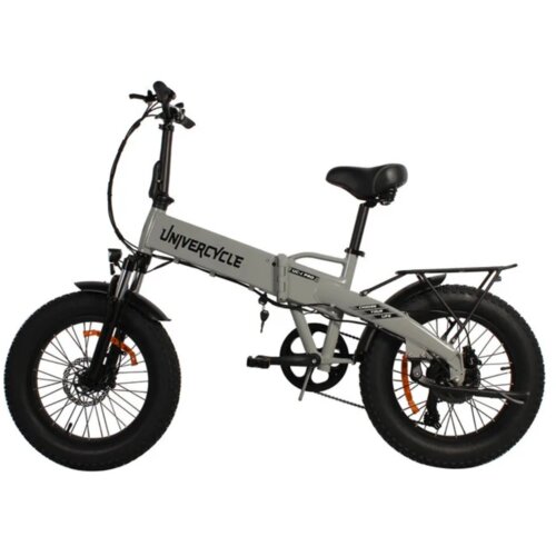 UNIVERCYCLE B1 Zložljivo električno kolo, 48 V 12,5 Ah odstranljiva baterija, 20-palčno debelo kolo, siva, (5000255692) Slike