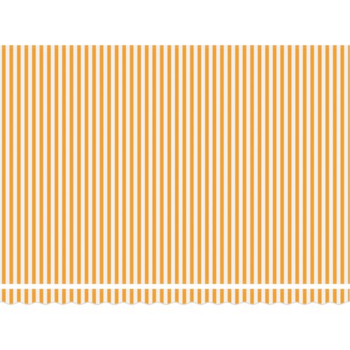 VidaXL Skrovita tenda Narančasta i bijela 450x300 cm Slike