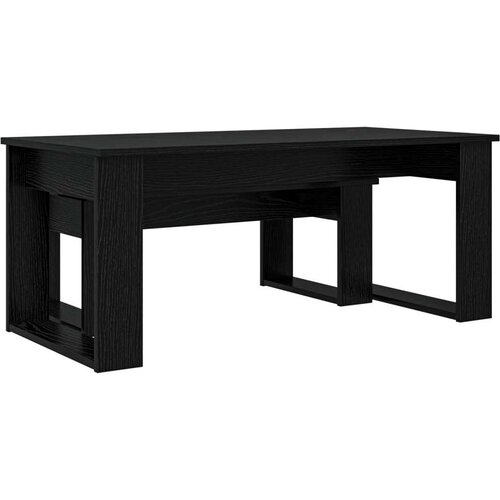  Set stolića za kavu 2 pcs Crni hrast Konstruirano drvo Slike