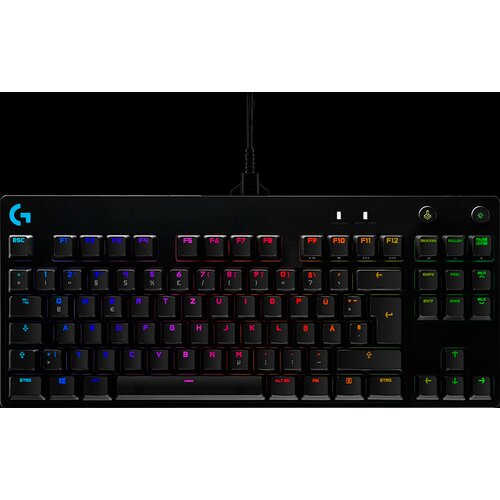 Logitech g pro tkl corded mechanical gaming keyboard - black - us int'l - usb - clicky Cene