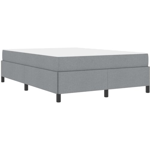  s opruga kutije Svijetlo siva 140 x 190 cm tkanina Slike