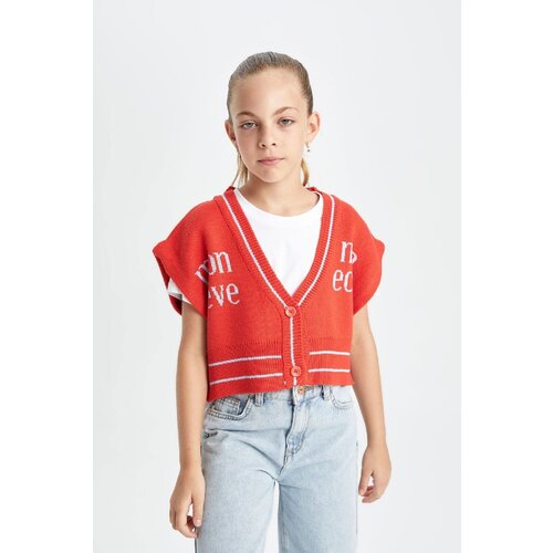 Defacto Girl V Neck Vest Slike