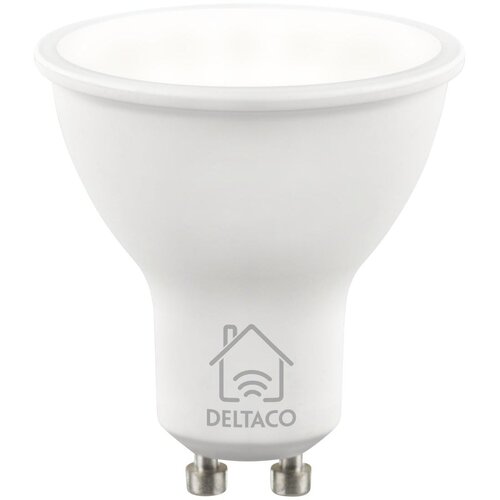 Deltaco SMART HOME LED Žarnica, GU10, WiFI 2.4GHz, 5W, 470lm, nastavljiva, 2700K-6500K, 220-240V, BELA Cene