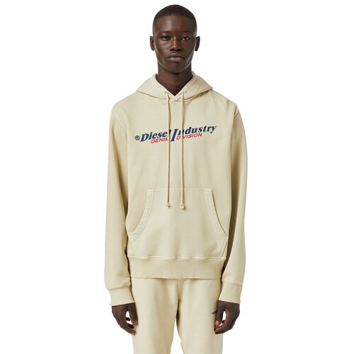 Diesel Sweatshirt - S-GINN-HOOD-IND SWEAT-SHI beige Slike