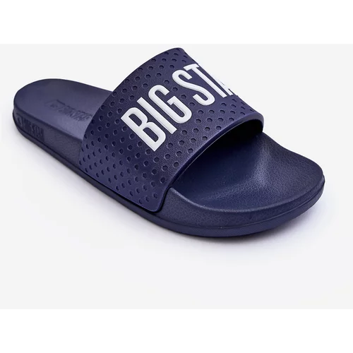 Big Star Men's Flip-Flops Navy Blue