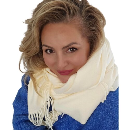 Pri Scarf Thick scarf tassels single color warm soft 200x70 cm Cene