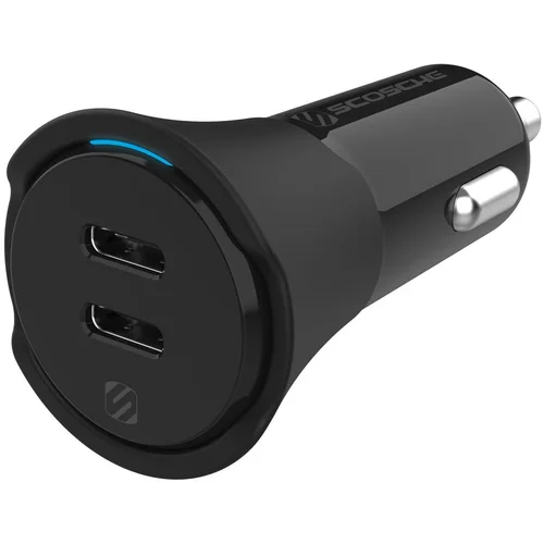 Scosche PowerVolt PD40, avtomobilski polnilec, dvojni priključek 40W USB-C., (21166492)