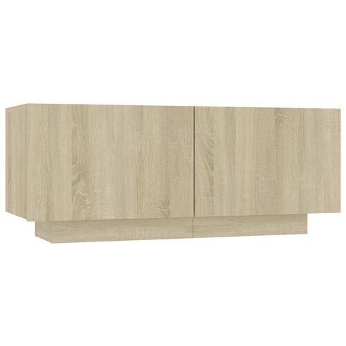Maison Chic Nočna omarica - Nočna miza sonoma hrast 100x35x40 cm iverna plo&amp;scaron;ča, (21686943) Slike