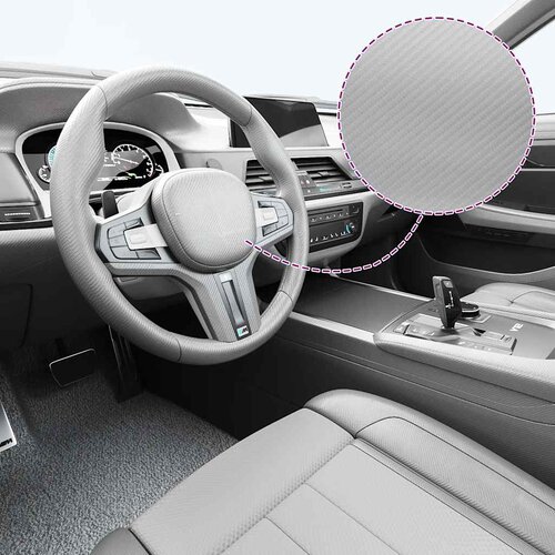  Folije za automobil 2 kom 4D srebrne 100 x 150 cm + 50 x 150 cm Cene